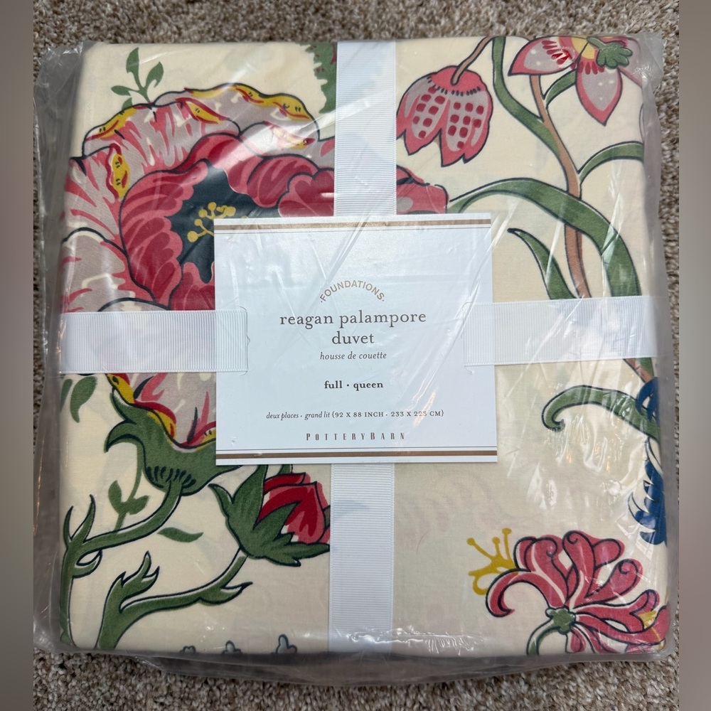 NEW Pottery Barn Reagan Palampore Full /Queen Duvet